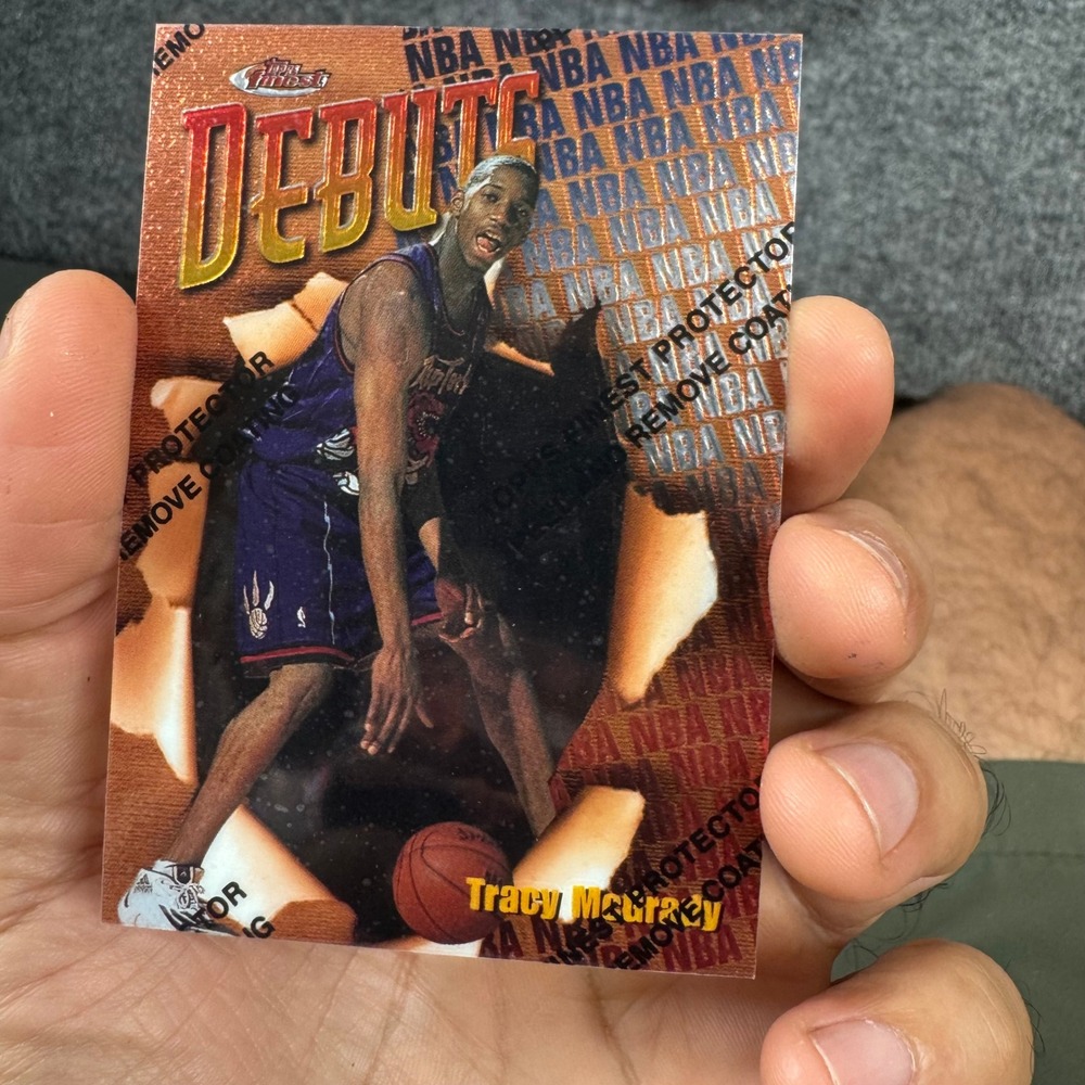Topps Trading Card Tracy McGrady OS Bronze Debut Rookie Toronto Raptors 1997-98